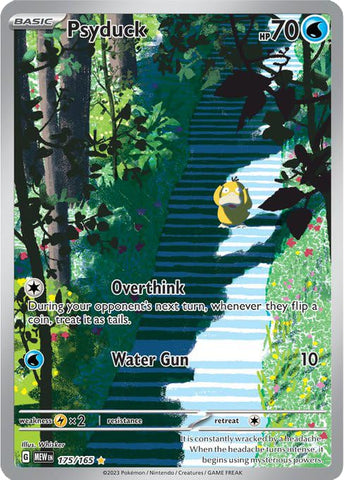 Pokemon - Psyduck 175/165 - Pokemon 151 - Illustration Rare - Single Card