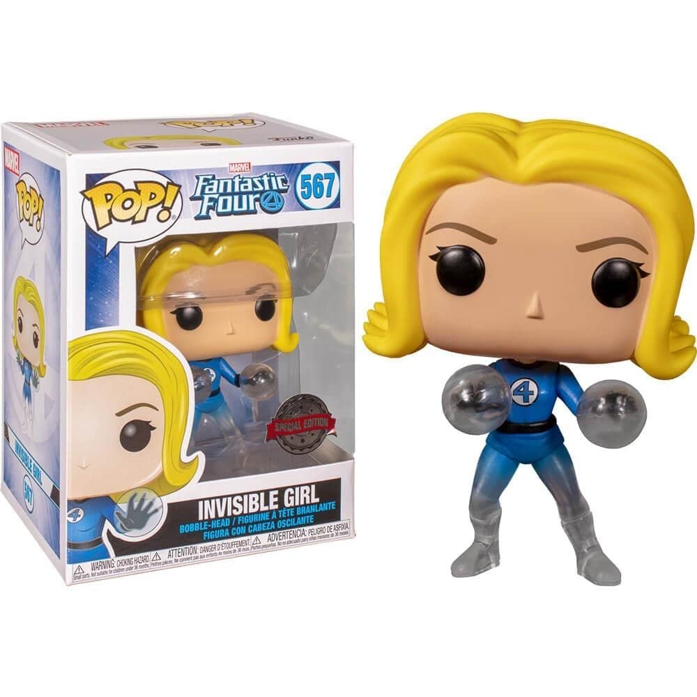 Funko Pop! Marvel: Fantastic Four - Invisible Girl Exclusive FUNKO