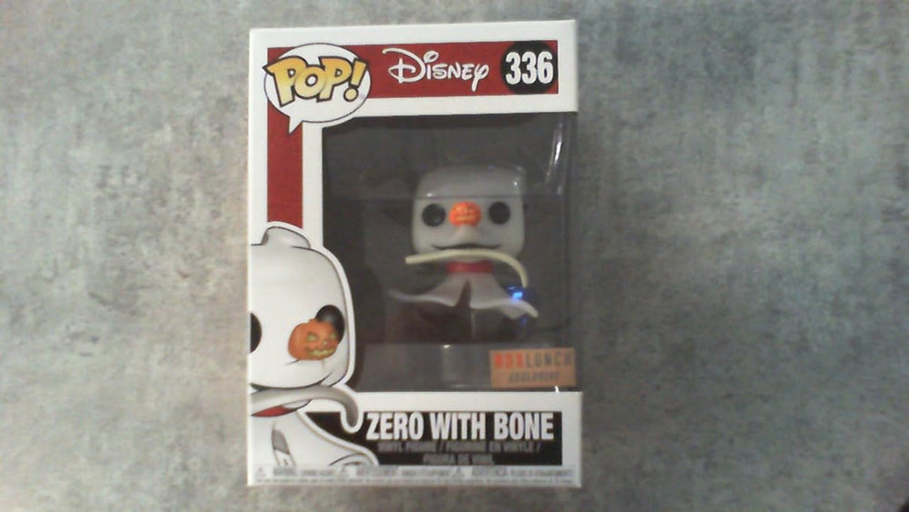 Funko Pop! Nightmare Before Christmas Disney Zero with Bone Exclusive Figure FUNKO