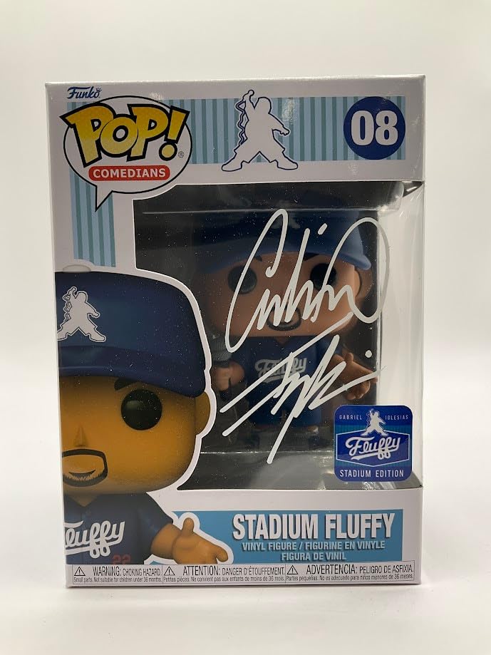 Funko Pop! Comedians - Stadium Fluffy - Signed (Blue) FUNKO