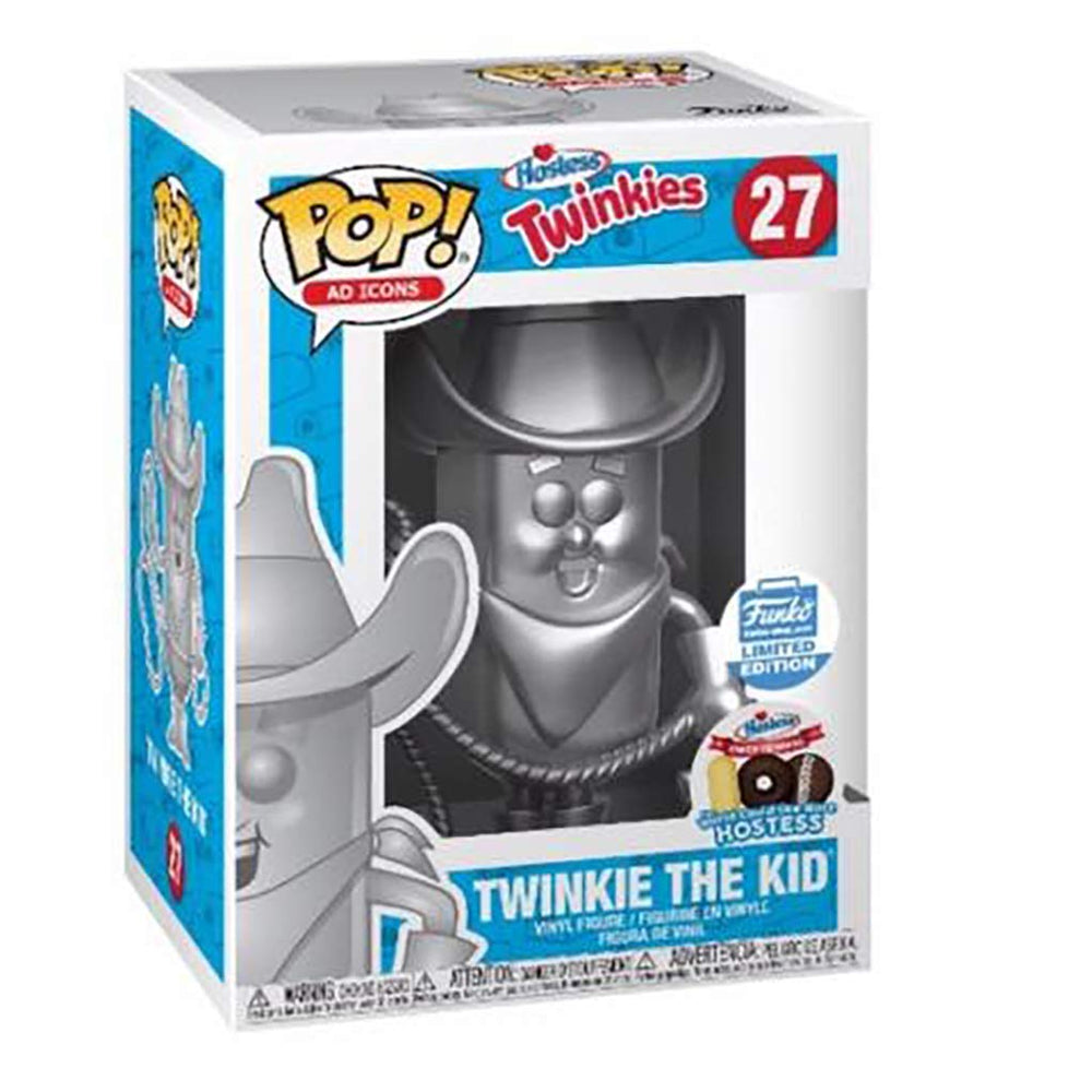 Funko POP! Ad Icons: Twinkie The Kid [Metallic Silver] #27 - Limited Edition Exclusive FUNKO