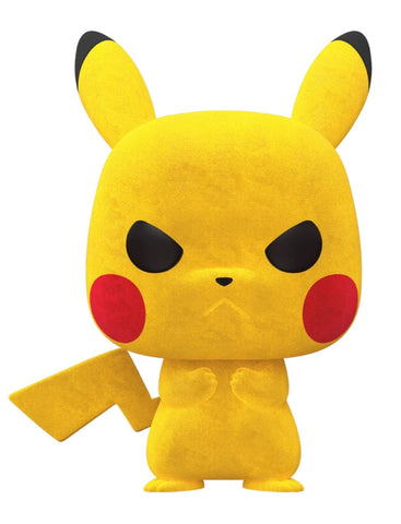 Funko Pop! Games: Flocked Grumpy Pikachu 2020 NYCC Exclusive Vinyl Figure #598 FUNKO