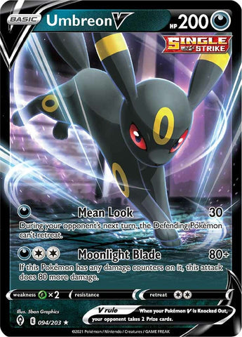 Umbreon V - 094/203 - Ultra Rare - Sword & Shield - Evolving Skies Pokémon