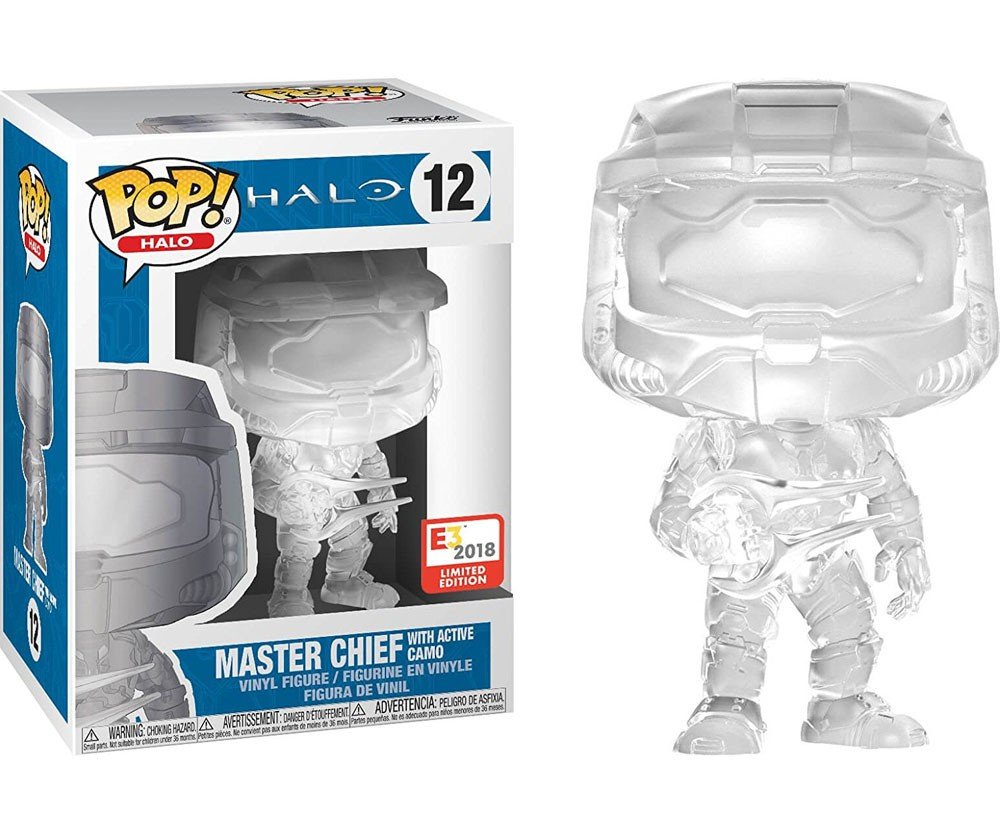 Funko Pop Games: Halo - Master Chief with Active Camo E3 2018 Limited Edition Exclusive FUNKO