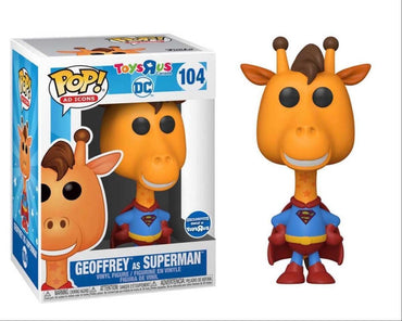 Pop Ad Icons DC Comics 3.75 Inch Action Figure Toys R Us Exclusive - Geoffrey as Superman #104 FUNKO