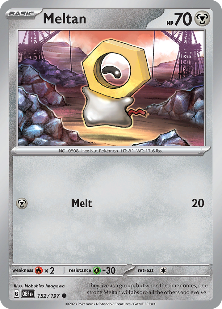 Meltan (152/197) [Scarlet & Violet: Obsidian Flames] Pokémon