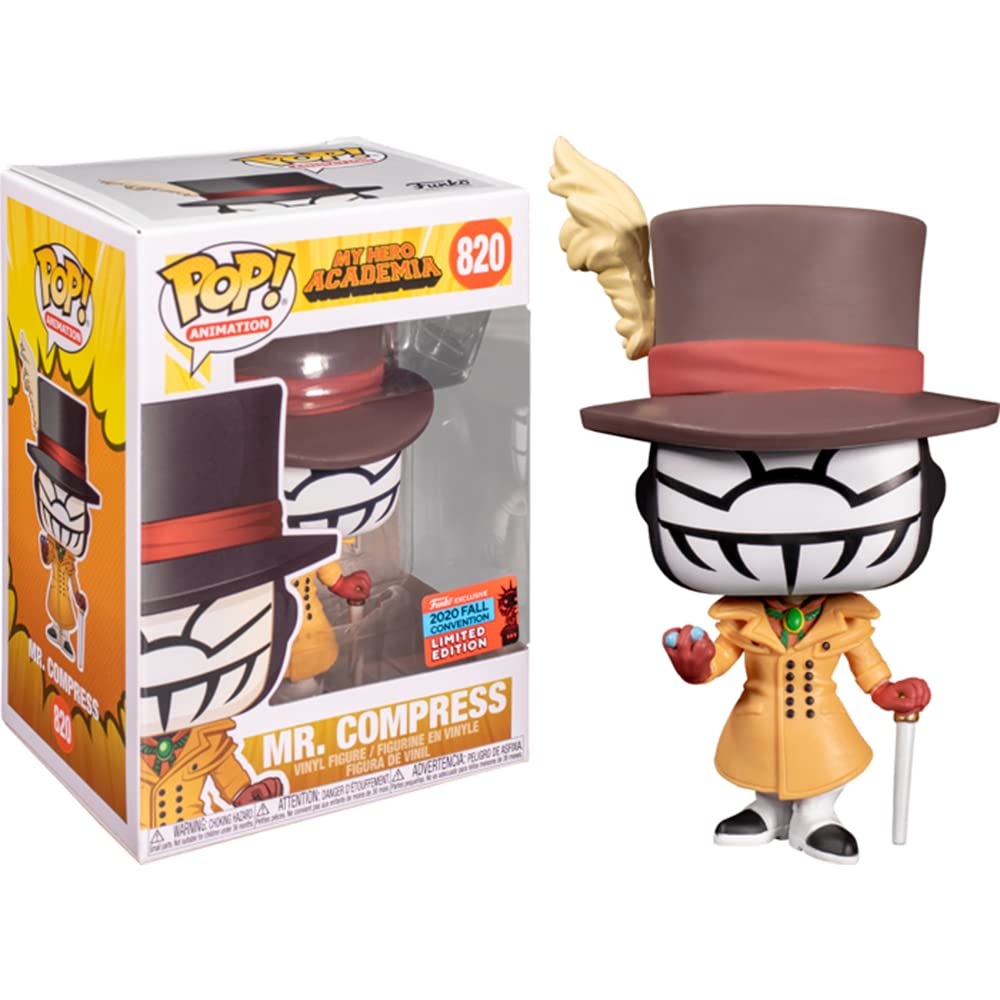 Funko POP! My Hero Academia Mr. Compress #820 NYCC 2020 Shared Exclusive FUNKO