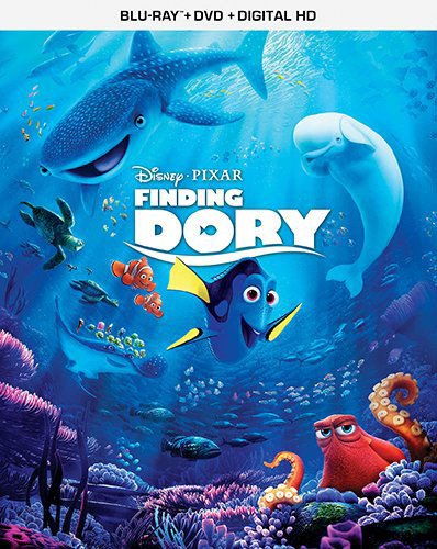 Finding Dory Blu-ray/DVD Combo Ellen DeGeneres, Albert Brooks BLUERAY
