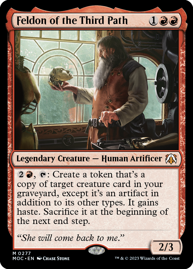 Feldon of the Third Path [March of the Machine Commander] Magic: The Gathering
