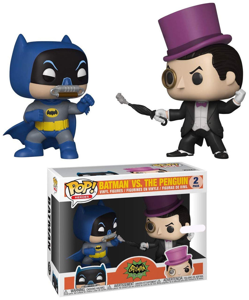 Funko Pop! Heroes - Batman Classic TV Series - Batman VS. The Penguin [2 Pack] - Target Exclusive! FUNKO