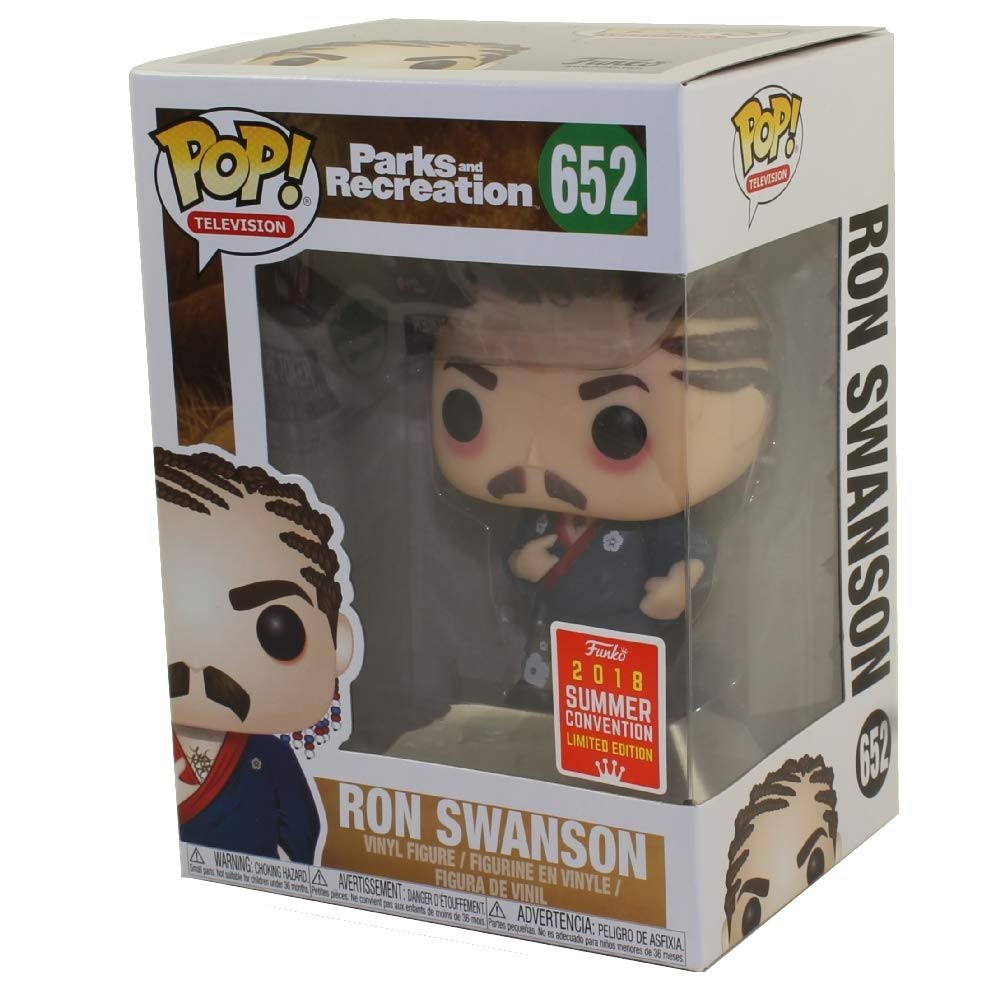 Parks & Recreation Funko POP! TV Ron Swanson Exclusive Vinyl Figure #652 FUNKO