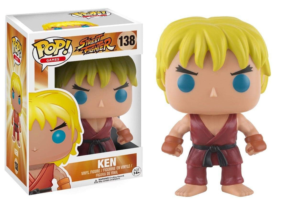 Funko Street Fighter Ken Pop Games Figure FUNKO