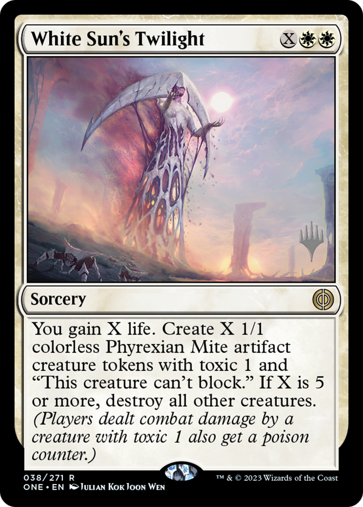 White Sun's Twilight (Promo Pack) [Phyrexia: All Will Be One Promos] Magic: The Gathering
