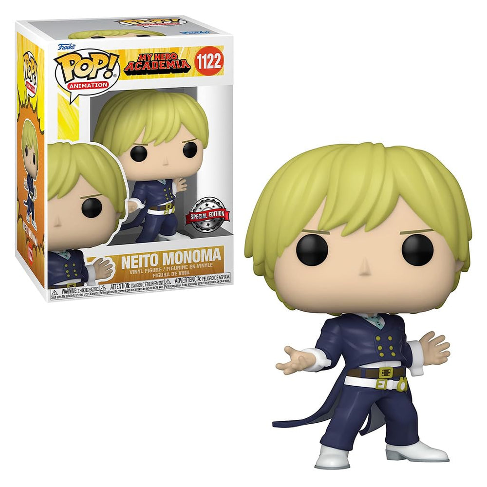 Funko Pop! Animation My Hero Academia: Neito Monoma #1122 Special Edition Exclusive - Official Collectible Vinyl Figure FUNKO