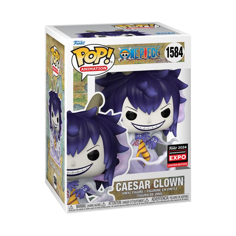 Funko Pop! Animation: One Piece - Caesar Clown (2024 Limited Edition Entertainment Expo Shared Exclusive) FUNKO