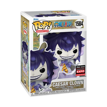 Funko Pop! Animation: One Piece - Caesar Clown (2024 Limited Edition Entertainment Expo Shared Exclusive) FUNKO