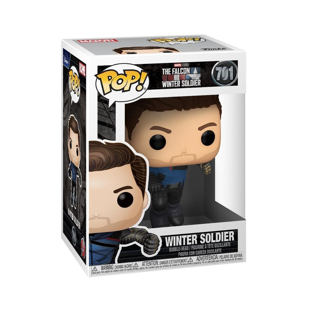 POP Funko Marvel: The Falcon and The Winter Soldier - Winter Soldier Multicolor, 3.75 inches, Standard FUNKO