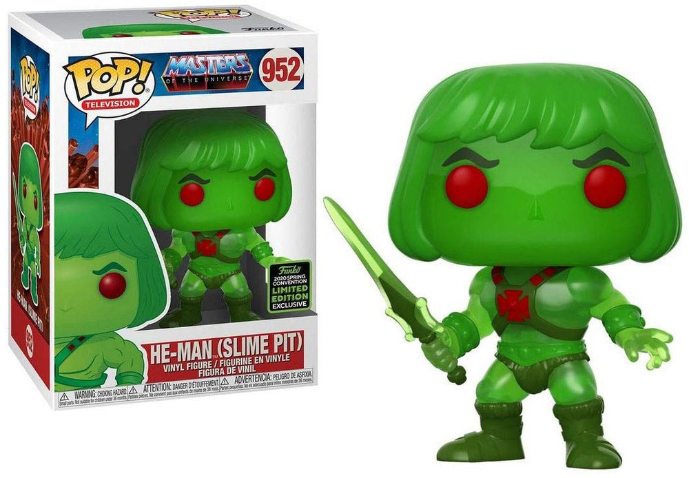 Funko Pop! Masters of The Universe He Man Slime Pit Shared Sticker 2020 ECCC Exclusive FUNKO