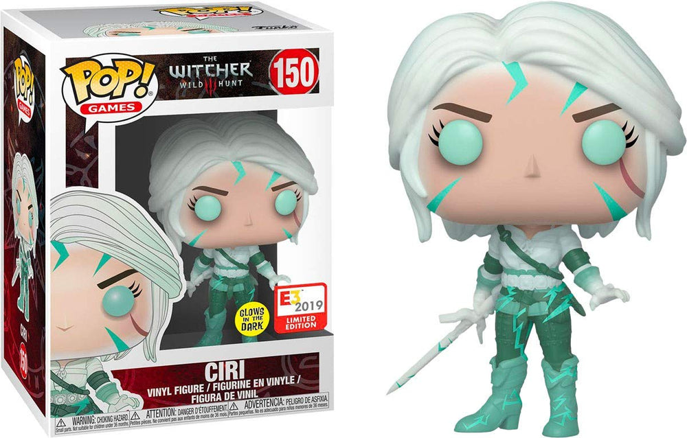 Funko Pop The Witcher Ciri Glow in The Dark E3 2019 FUNKO