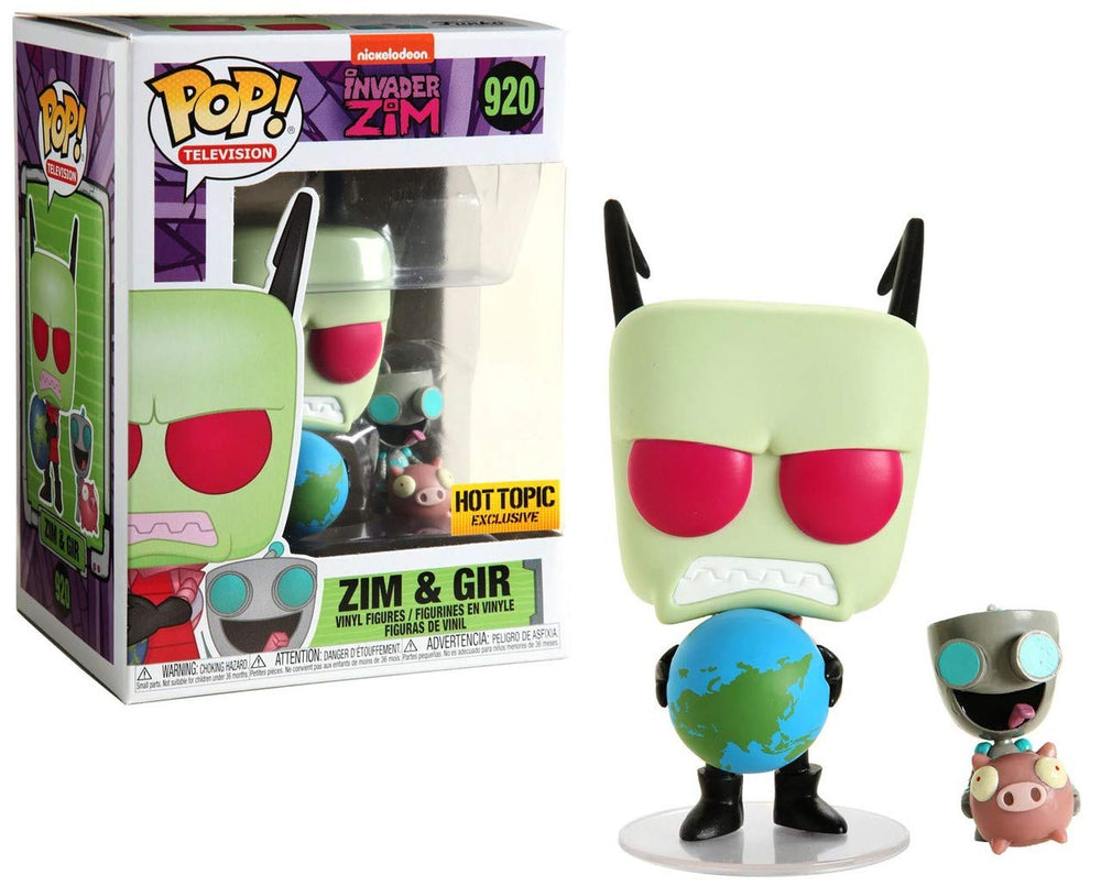 Funko POP! Television: Invader Zim - Zim & Gir #920 - Exclusive FUNKO