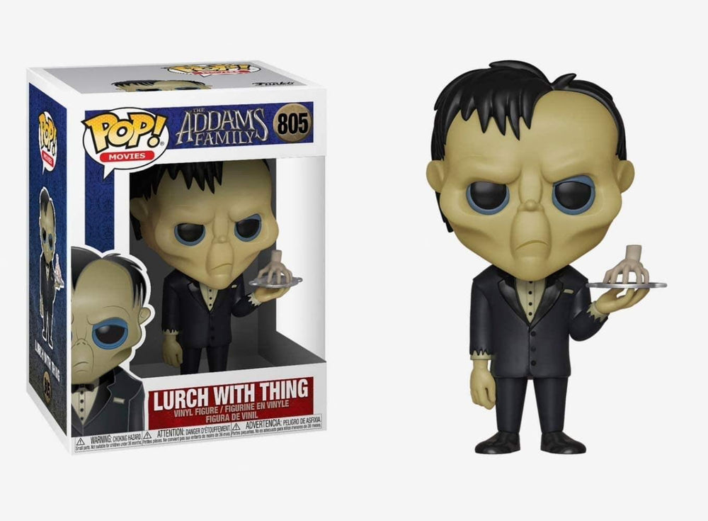 Funko Pop! Movies: Addams Family - Lurch with Thing, Multicolor, One-Size FUNKO
