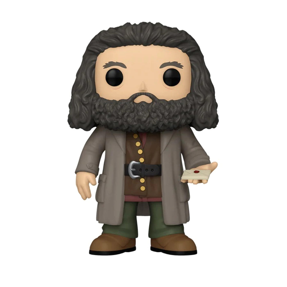 Funko Pop! Super: Harry Potter - Rubeus Hagrid with Letter (Barnes and Noble Exclusive) - Dark Green, Brown, White FUNKO
