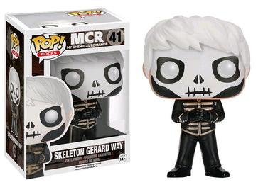 Funko Pop Rocks MCR Skeleton Gerard Way Hot Topic Exclusive FUNKO