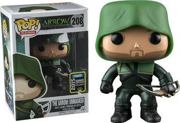 Funko Pop! Television #208 Arrow The Arrow Unmasked (SDCC 2015 Exclusive) FUNKO