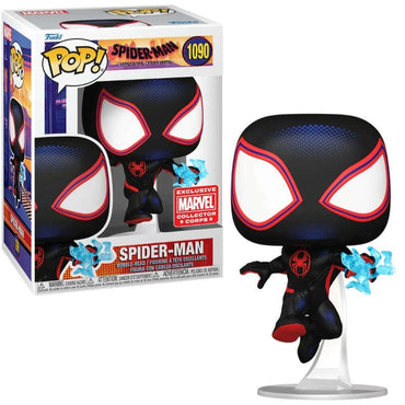 POP Spider-Man Across The Spider-Verse Marvel Collector Corps Exclusive Spider-Man #1090 w/ Free Acrylic CASE FUNKO