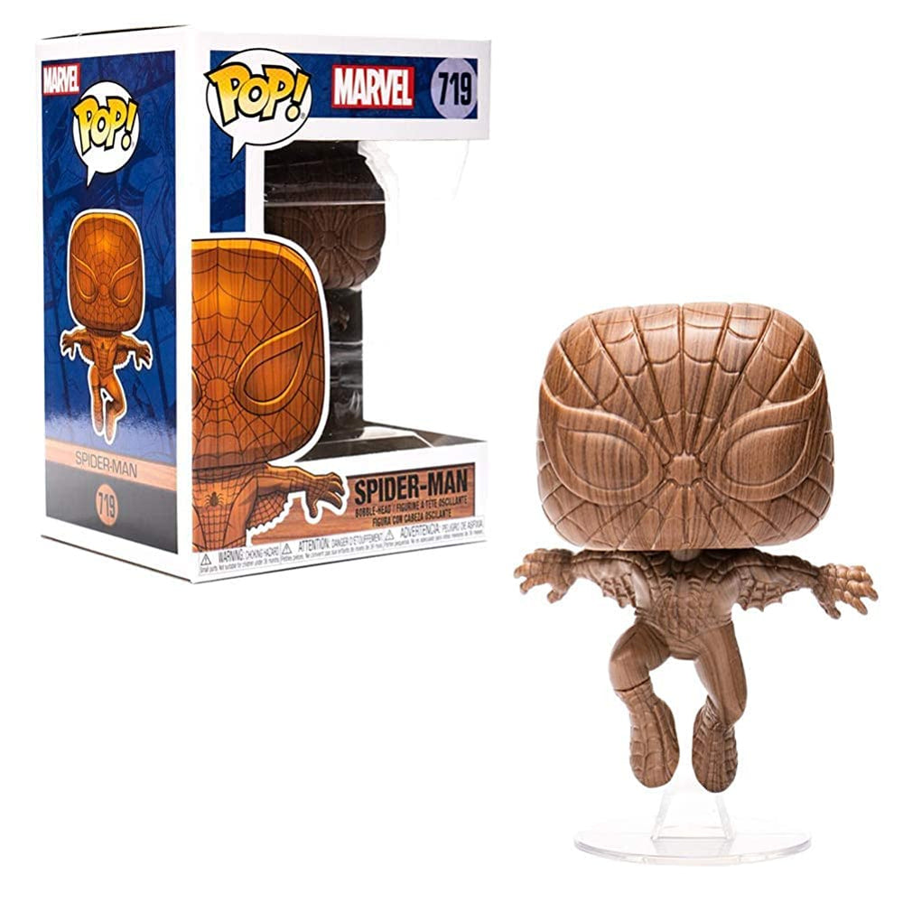 Funko Pop! Exclusive Wooden Spider-Man FUNKO