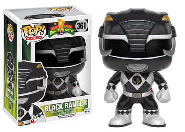 Funko POP TV: Power Rangers - Black Ranger Action Figure FUNKO