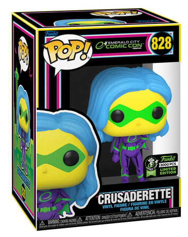 Funko POP! ECCC 2023 Exclusive Blacklight Crusaderette LE /3000 FUNKO
