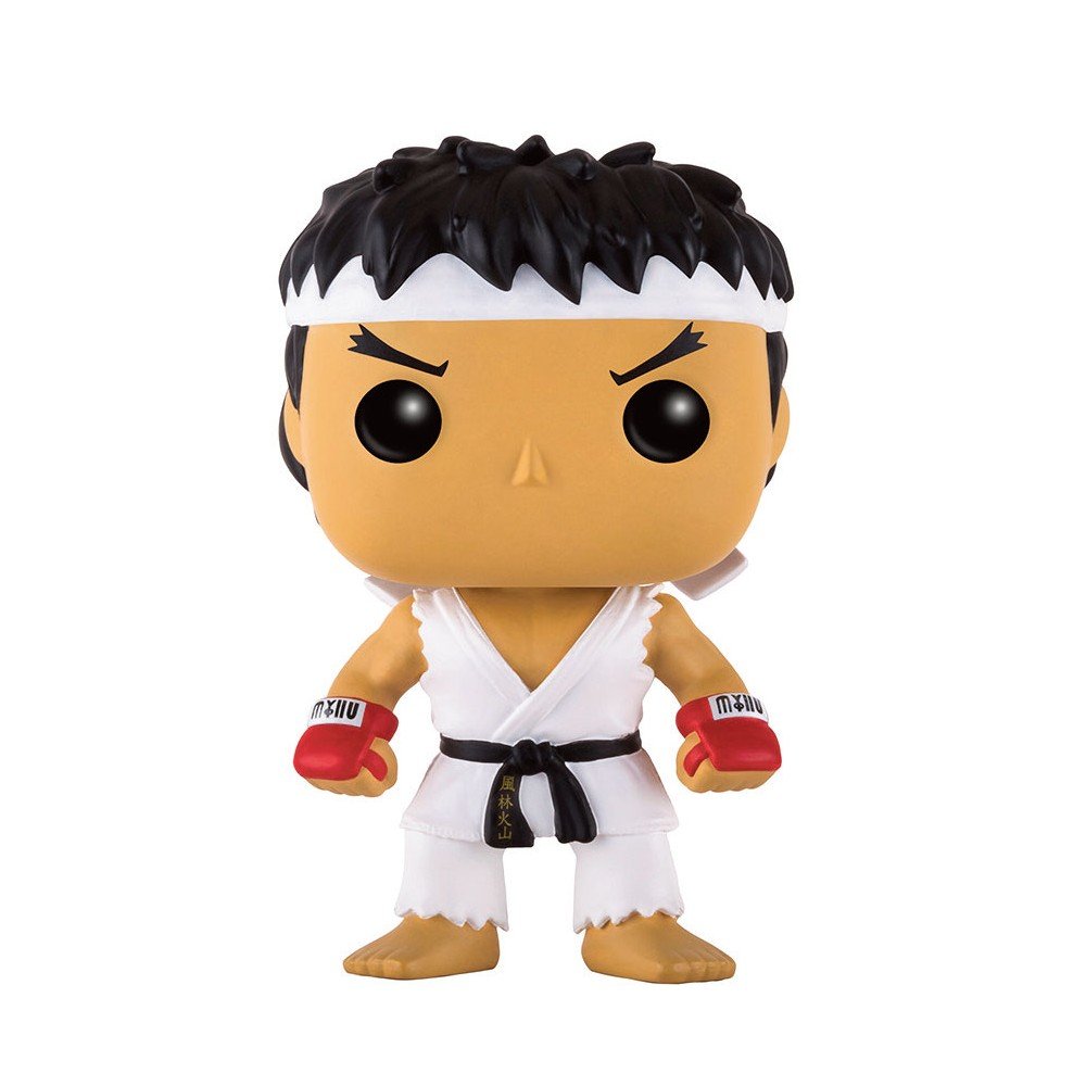 Funko- Pop Vinyl Figurines: Games: Street Fighter: RYU White Headband (Exc), 12419, Multi FUNKO