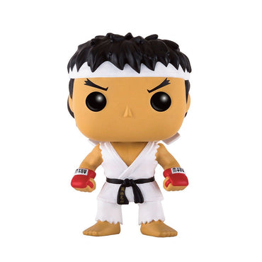 Funko- Pop Vinyl Figurines: Games: Street Fighter: RYU White Headband (Exc), 12419, Multi FUNKO