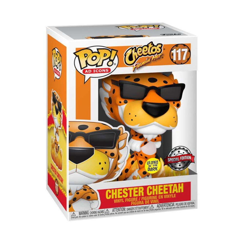Funko POP! Ad Icons #117 - Chester Cheetah [Glow in The Dark] Exclusive FUNKO
