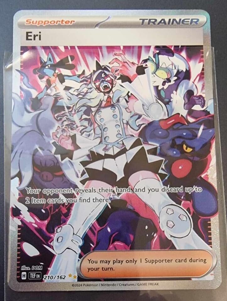 Pokemon – Eri 210/162 - Temporal Forces – Special Illustration Rare – Holo Foil Card Pokémon