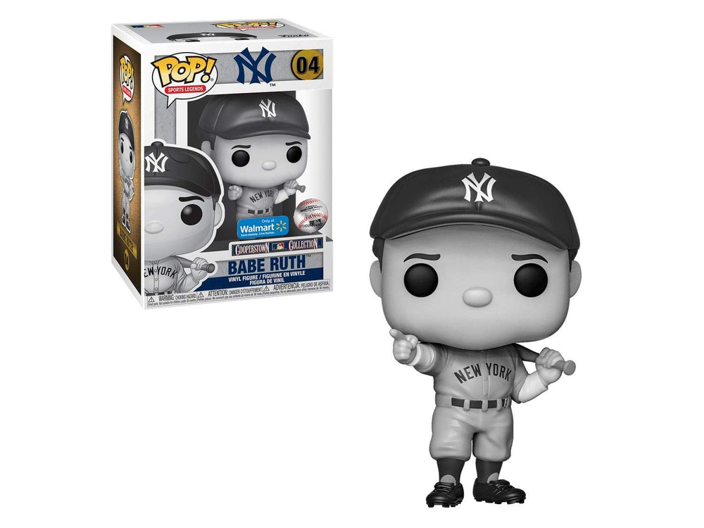 POP! Funko Sports Legends: Babe Ruth (Pointing) (B&W) - Exclusive FUNKO