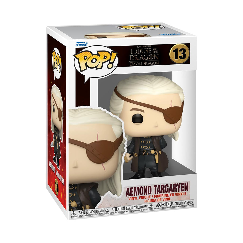 Funko POP! TV: House of The Dragon - Aemond Targaryen - 1/6 Odds for Rare Chase Variant - Collectable Vinyl Figure - Gift Idea - Official Merchandise - for Kids & Adults - TV Fans FUNKO