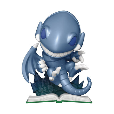 Funko POP Animation: Yu-Gi-Oh - Blue Eyes Toon Dragon (Mettalic),Multicolor,57648 FUNKO