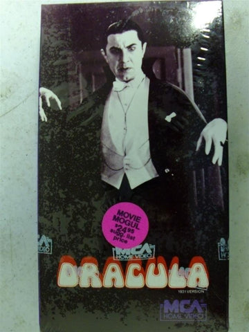 Dracula 1931 Version VHS