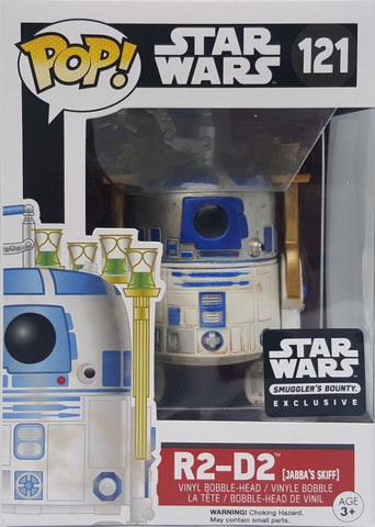 Star Wars Smuggler's Bounty Exclusive R2-D2 on Jabba's Skiff Funko Pop #121 FUNKO