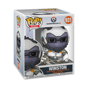 Funko POP! Super: Overwatch 2 - Winston - Overwatch - Collectable Vinyl Figure - Gift Idea - Official Merchandise - for Kids & Adults - Video Games Fans - Model Figure for Collectors and Display FUNKO