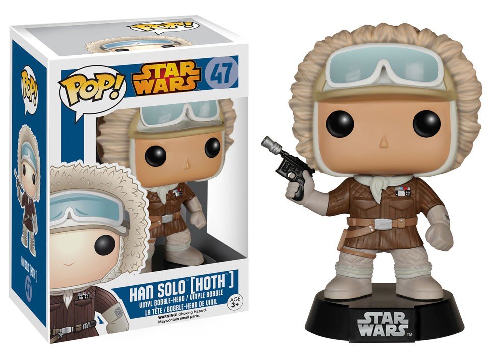 Funko POP Star Wars: Hoth Han Solo Bobble Figure FUNKO