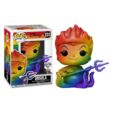 Funko Disney Pride 2021 Diamond Collection Pop! Ursula (Rainbow) Vinyl Figure Hot Topic Exclusive FUNKO