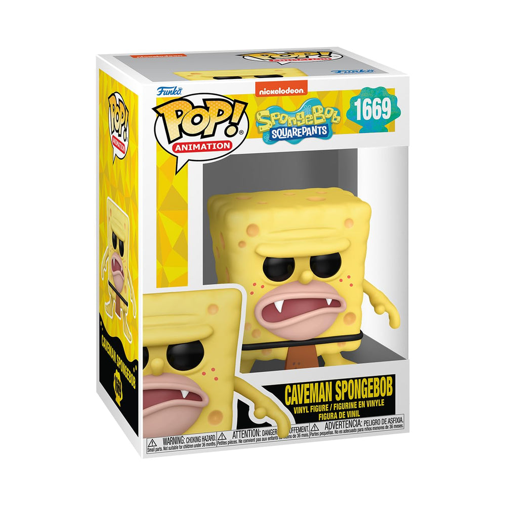 Funko POP! TV: Spongebob Squarepants 25th Anniversary - Caveman SB - Collectable Vinyl Figure - Gift Idea - Official Merchandise - for Kids & Adults - TV Fans FUNKO