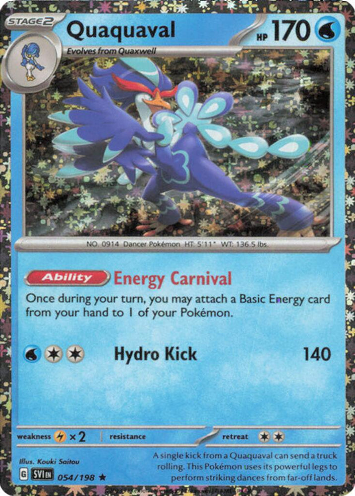 Quaquaval (054/198) (Sparkle Holo) [Miscellaneous Cards] Pokémon