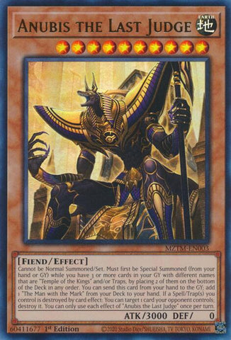 Anubis the Last Judge [MZTM-EN003] Ultra Rare Yu-Gi-Oh!