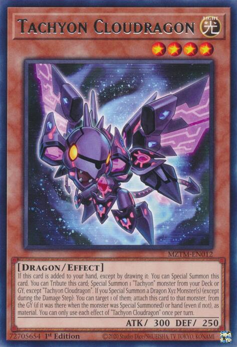 Tachyon Cloudragon [MZTM-EN012] Rare Yu-Gi-Oh!