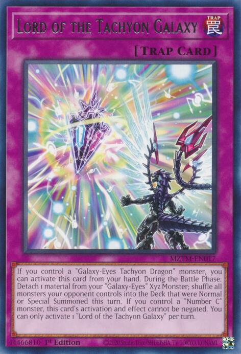 Lord of the Tachyon Galaxy [MZTM-EN017] Rare Yu-Gi-Oh!