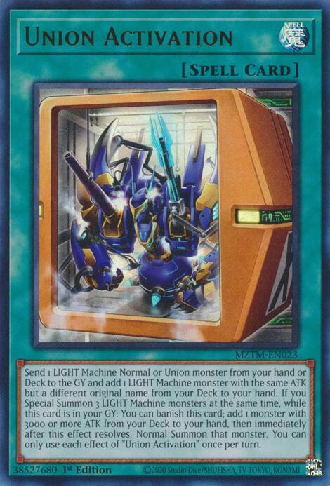 Union Activation [MZTM-EN023] Ultra Rare Yu-Gi-Oh!